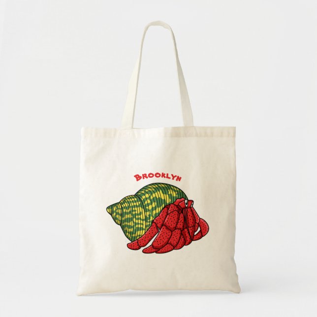 Tote Bag Illustration du crabe mignon (Devant)