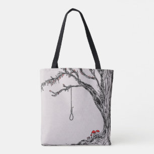 Tote Bag Illustration du nez et des champignons du cintre