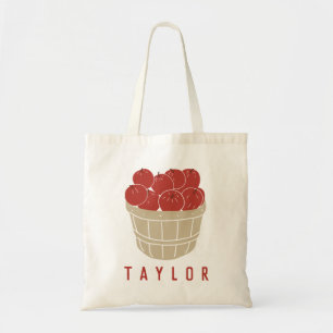 Tote Bag Illustration du panier de pommes de Bushel