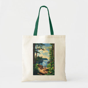 Tote Bag Illustration du parc national de l'Isle Royale Art