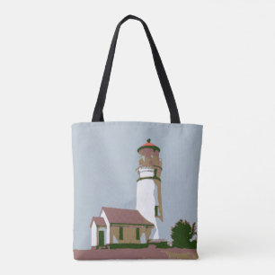 Tote Bag Illustration du phare vintage