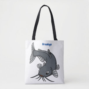Tote Bag Illustration du poisson-chat mignon