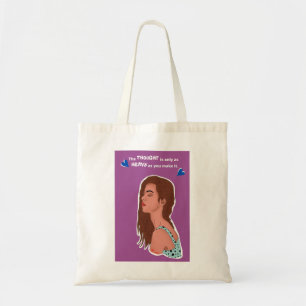 Tote Bag Illustration du portrait-robot de la femme