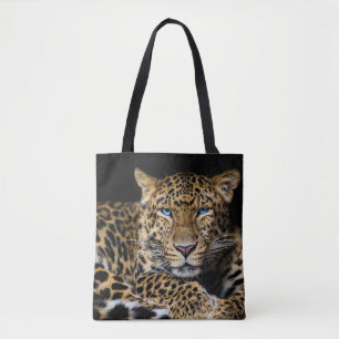 Tote Bag Illustration du zoo léopard de Chine du Nord