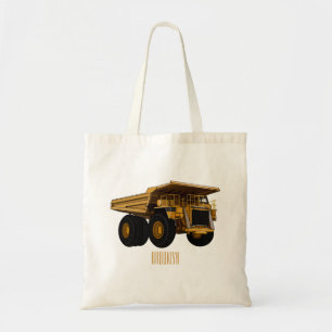 Tote Bag Illustration d'un camion à grande échelle