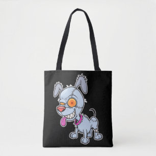 Tote Bag Illustration d'un chien zombie mignon