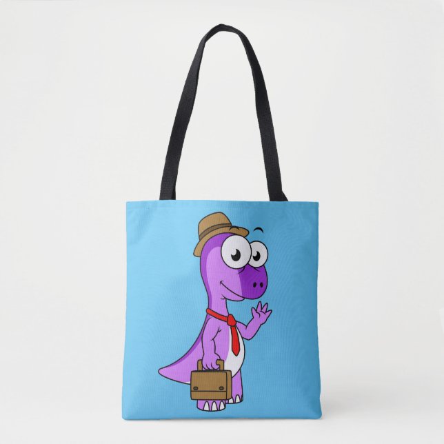 Tote Bag Illustration D'Un Homme D'Affaires Pachycéphalosau (Devant)