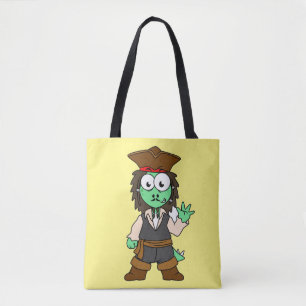 Tote Bag Illustration D'Un Pirate De Stegosaurus, Jack Spar