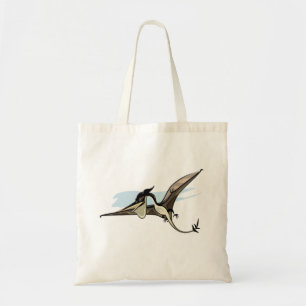 Tote Bag Illustration D'Un Pteranodon Dinosaure.