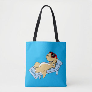 Tote Bag Illustration D'Un Tyrannosaurus Rex Bain De Soleil