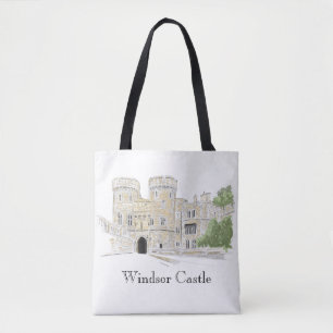 Tote Bag Illustration Iconique Du Château De Windsor
