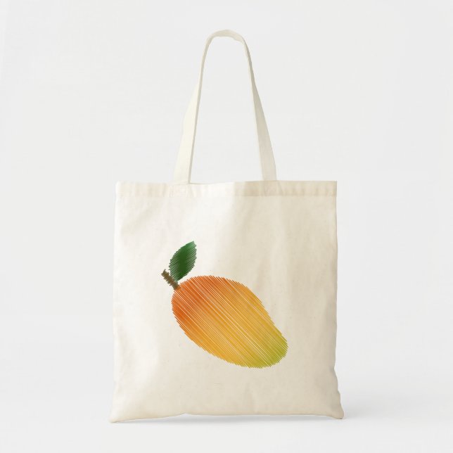 Tote Bag Illustration Mango esquissée (Devant)