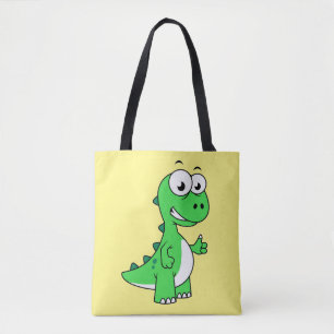 Tote Bag Illustration Mignonne Du Tyrannosaurus Rex. 2