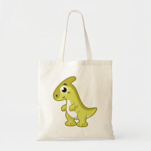 Tote Bag Illustration Mignonne D'Un Parasaurolophus Dinosau