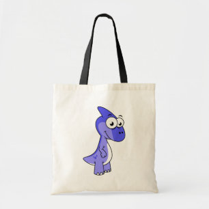 Tote Bag Illustration Mignonne D'Un Parasaurolophus Dinosau