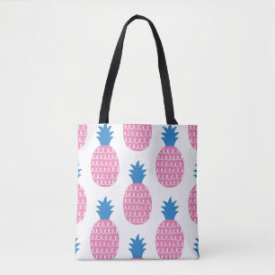 Tote Bag Illustration motif vintage pour ananas amusant