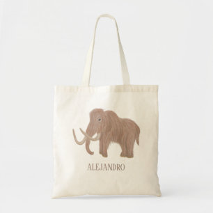 Tote Bag Illustration personnalisée de mammouth laineux Bro
