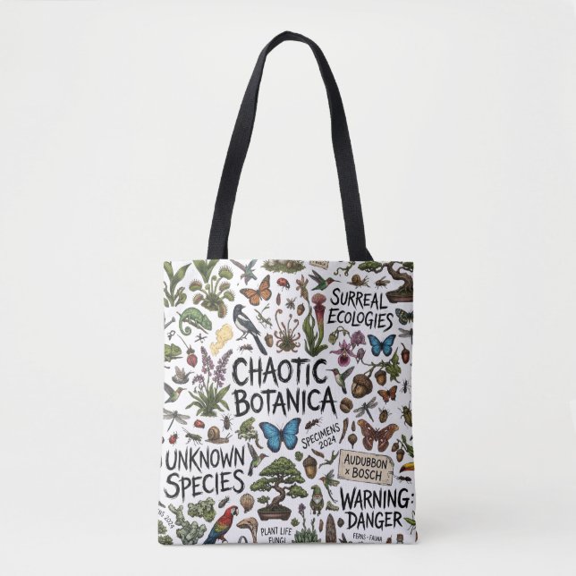 Tote Bag Illustration Pr de Botanica Chaotique Écologies Su (Devant)