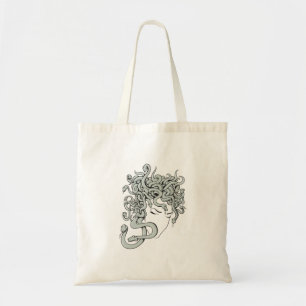 Tote Bag illustration vectorielle de la dame serpent méduse