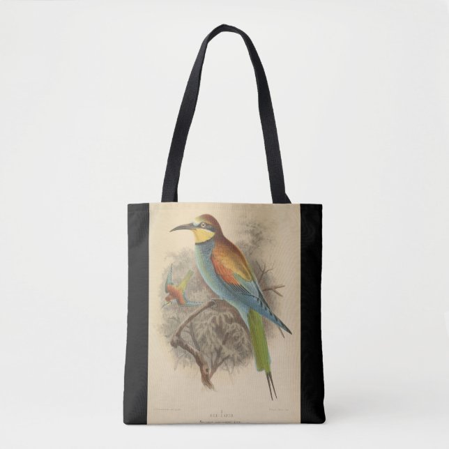 Tote Bag Illustration vintage de l'Abeille européenne (Devant)