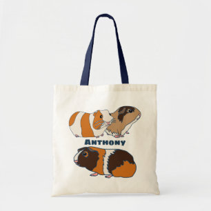 Tote Bag Illustrations de Chiens de Guinée Animaux