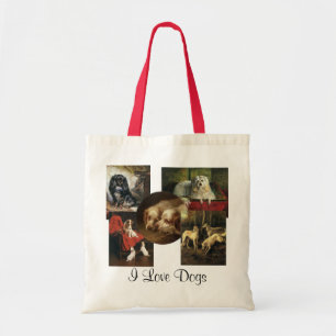 Tote Bag Illustrations Vintage de Chiens et Chiots !