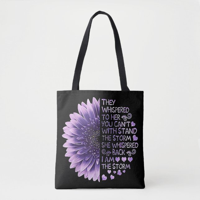Tote Bag Ils lui ont hurlé que tu ne peux pas avec Stand Le (Devant)