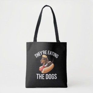 Tote Bag Ils mangent les chiens Donald Trump Débat 2024 