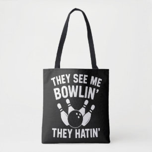TOTE BAG ILS ME VOIENT JOUEUR AUX QUILLES ILS DÉTESTENT