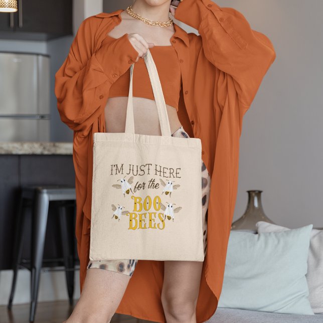 Tote Bag I'm Just Here for the Boo Bees Funny Halloween (Créateur téléchargé)