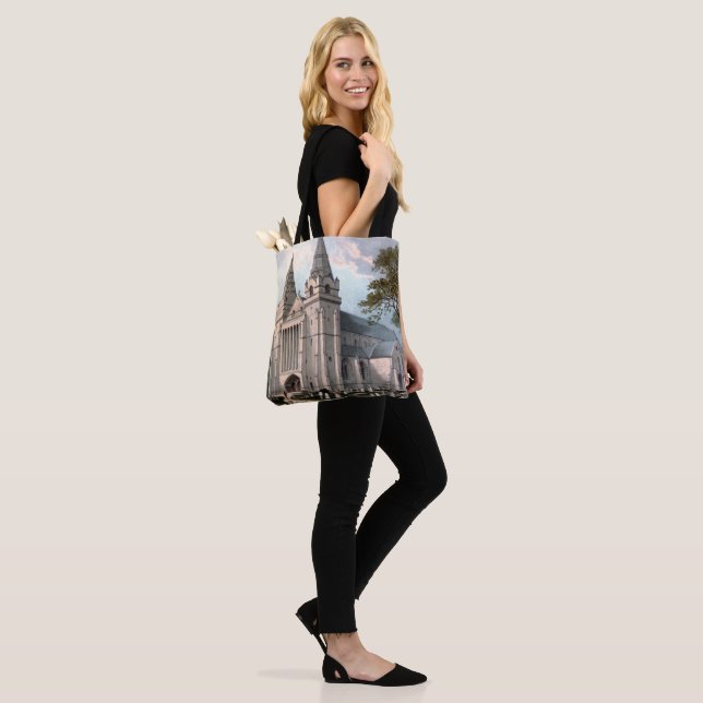 Tote Bag Image ancienne de la cathédrale d'Aberdeen vers 19 (Sur le modèle)