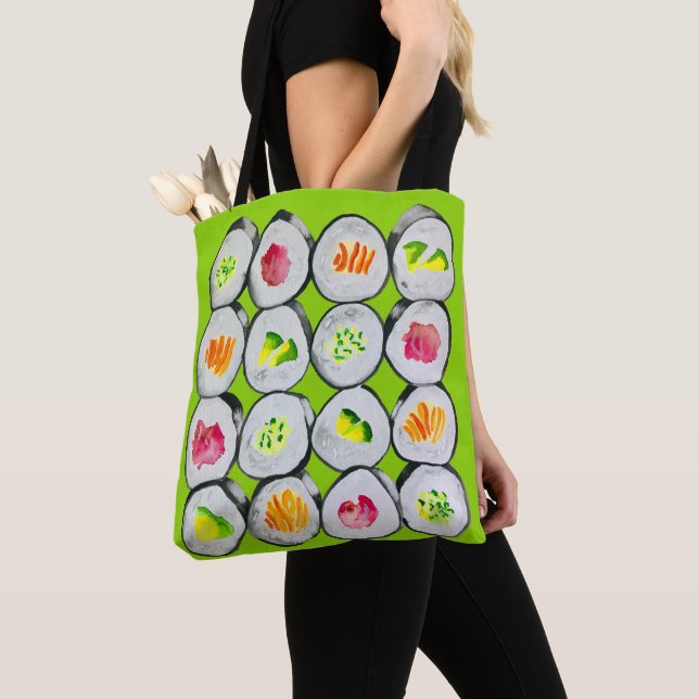 Tote Bag Image de sushi mignon (De près)