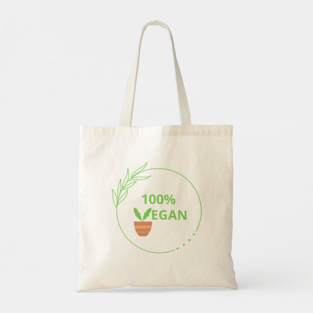 Tote Bag Image for vegans. (Dos)