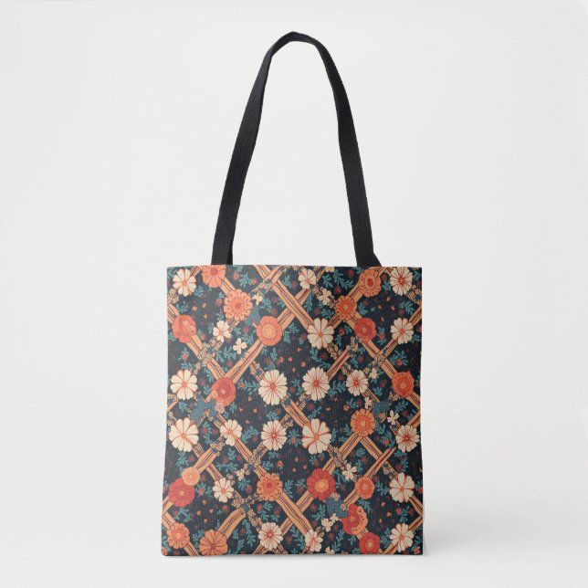 Tote Bag Image Motif du Nouvel An (Devant)