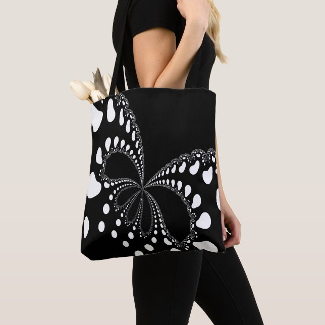 Tote Bag Image papillon stylisée (De près)