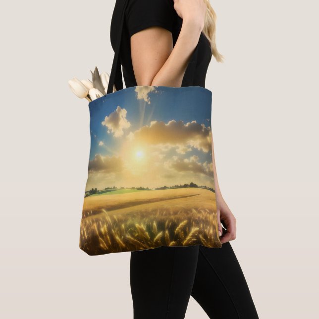 Tote Bag Image personnalisée à deux faces Nature personnali (De près)