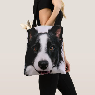 Tote Bag Images de Getty   A border collie de sourire