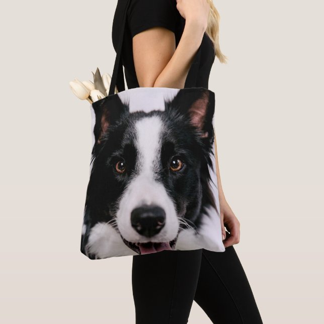 Tote Bag Images de Getty | A border collie de sourire (De près)