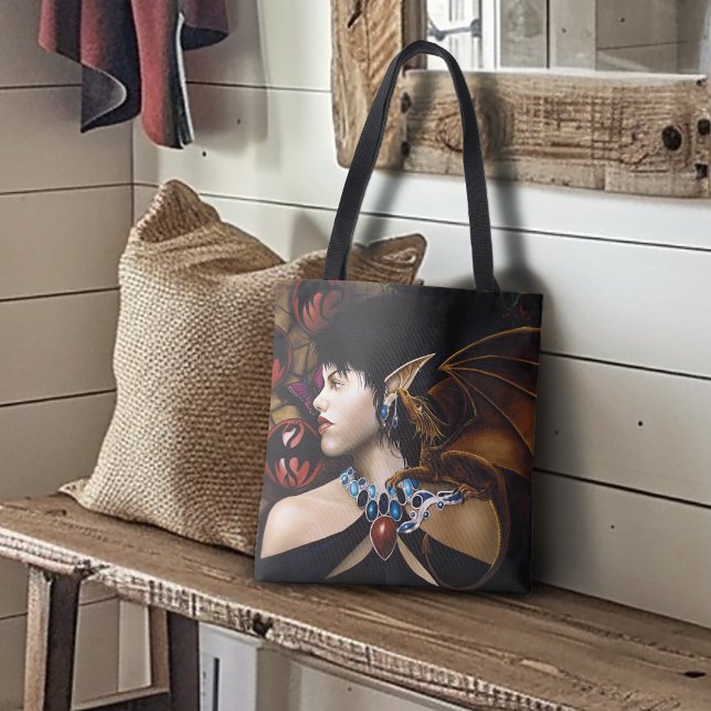 Tote Bag Imaginaire à papillon Elf Dragon (Créateur téléchargé)