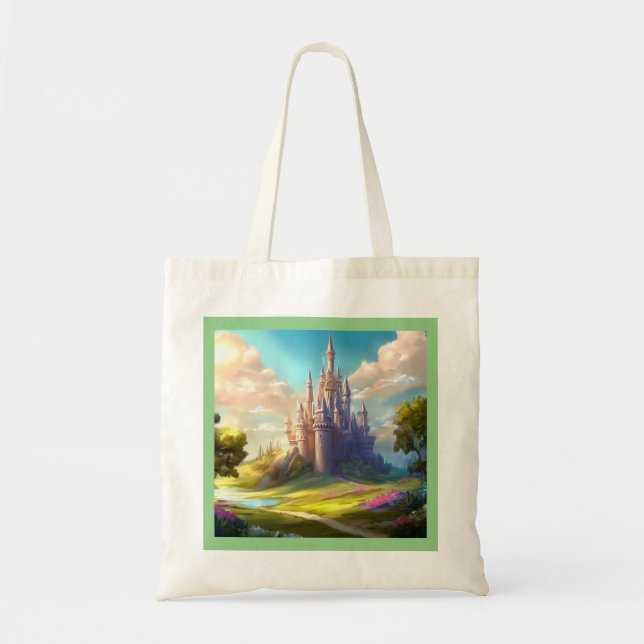 Tote Bag Imaginaire Château Joyeux Paysage 2 (Devant)