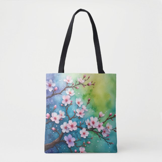 Tote Bag Imaginaire coloré Sakura Fourre-tout (Devant)