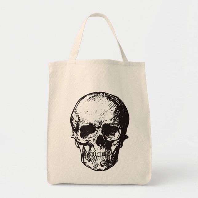 Tote Bag Imaginaire crâne Art Rock Punk Métal lourd (Devant)