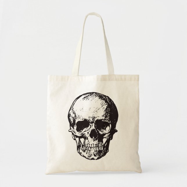 Tote Bag Imaginaire crâne Art Rock Punk Métal lourd (Devant)