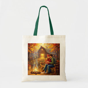 Tote Bag Imaginaire Cute Campfire Date Pays