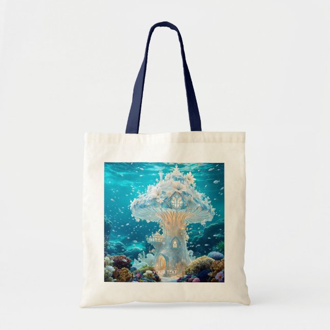 Tote Bag Imaginaire Cute Verre Toadstool Maison (Devant)
