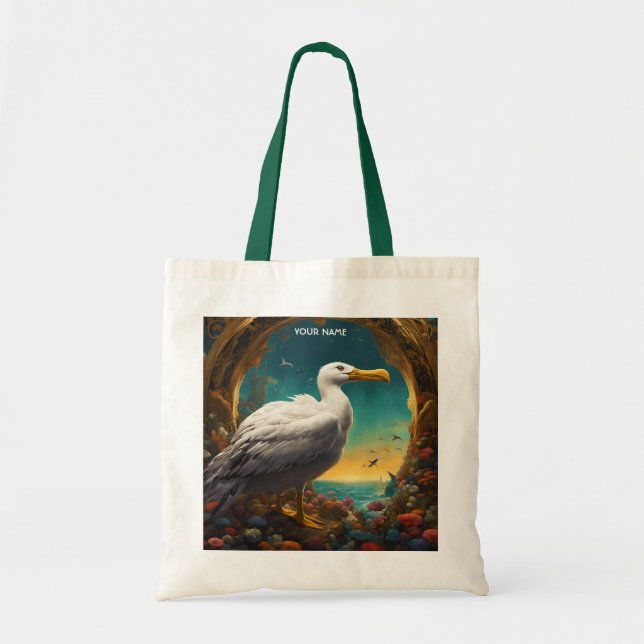 Tote Bag Imaginaire Cute Vivid Majestic Grand Albatross (Devant)