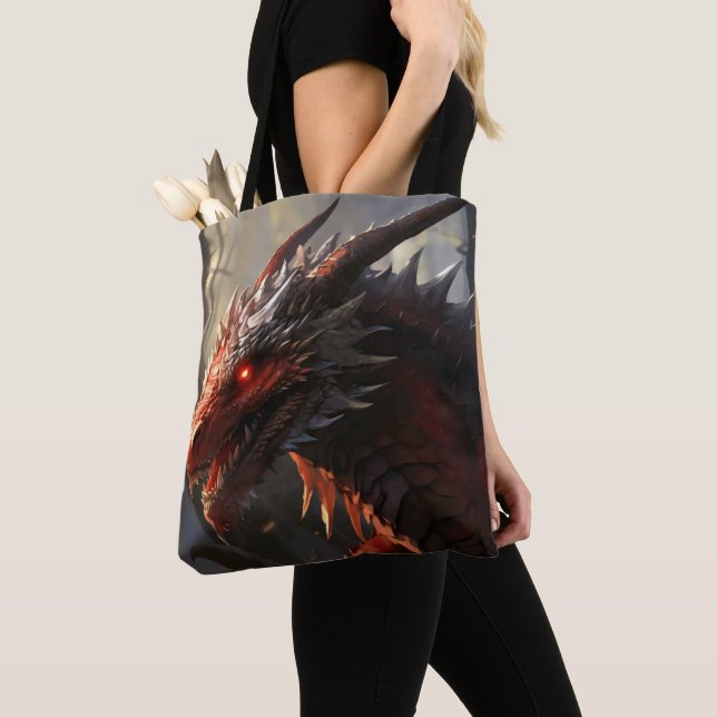 Tote Bag Imaginaire Dragon (De près)