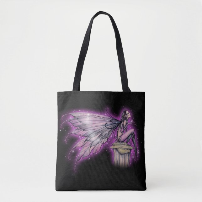 Tote Bag Imaginaire fée mystique magique Art fées violettes (Devant)