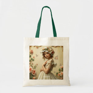 Tote Bag Imaginaire Fleurs Victoriennes mignonnes 