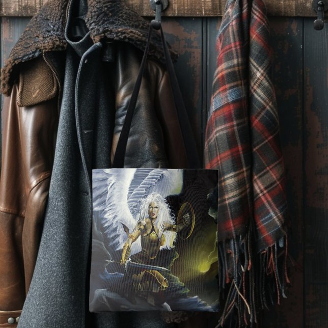 Tote Bag Imaginaire guerrier épée Angel (Créateur téléchargé)